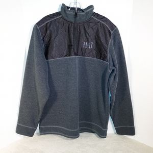Harley-Davidson 1/4 zip heavy pull-over size L